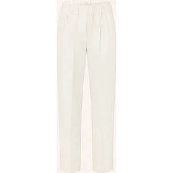 Dámské kalhoty Brunello Cucinelli Dámské 7/8 Kalhoty, krémová, 38