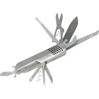 Multifunkční nůž KIK KX5115 Univerzální nůž 11 v 1 stříbrný