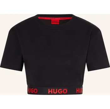 Dámské tričko Hugo Dámské Pohodlné Domácí Tričko Sporty, černá / červená, 36