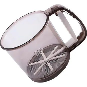 Cedník a síto Pronett XJ5390 Mechanické síto na mouku a cukr 300 ml