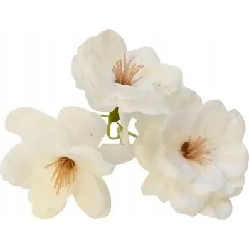 umělá květina MYDLANÉ KVĚTY TŘEŠNĚ DROBNÉ BÍLÉ větvičky do kytice box kompozice dekorace