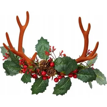 Vánoce Věnec s parohy soba Widmann