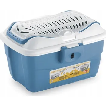 přepravka pro zvíře ZOLUX Přepravka pro hlodavce a papoušky MINI GULLIVER modrá