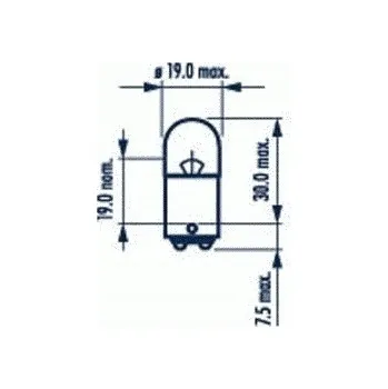 Žárovka Žárovky Narva R5W 24V 5 W 10 ks