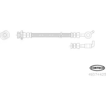 Brzdová hadice Brzdová hadice CORTECO 49374425
