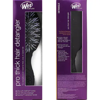 kartáč na vlasy Wet Brush Thick Hair Pro Detangler kartáč na vlasy Black