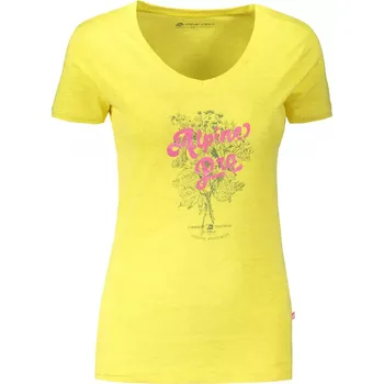 Dámské triko ALPINE PRO LAILA 4 LTST713 ŽLUTÁ XS