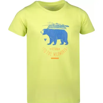 Chlapecké oblečení Chlapecké triko ALPINE PRO GARO 3 KTSR235 ZELENÁ 92-98