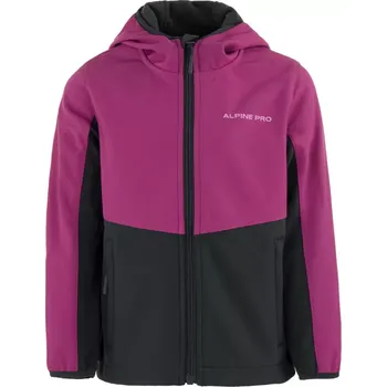 Dívčí bunda Dívčí bunda ALPINE PRO ZEROMO KJCY281 TMAVĚ RŮŽOVÁ 128-134