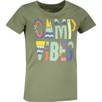 Chlapecké oblečení Dětské triko ALPINE PRO MATTERO 3 KTST313 SVĚTLE ZELENÁ 104-110