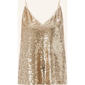 Rich & Royal Dámský Top S Flitry, zlatá, 42