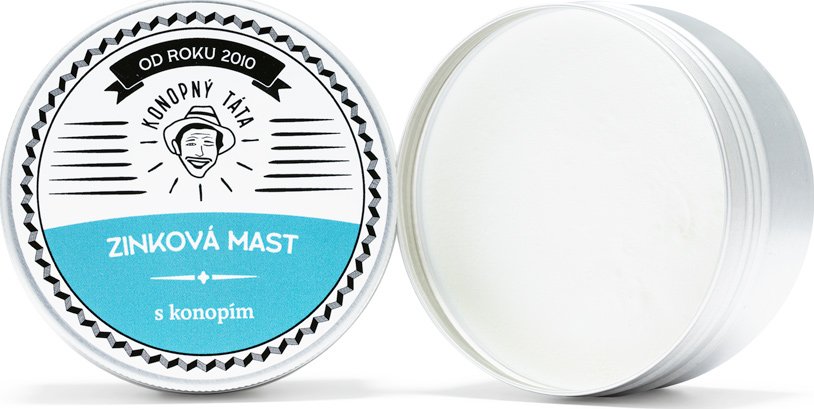 Zinková mast s konopím Velikost: Běžná 80 ml