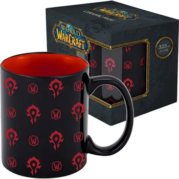 Hrnek World of Warcraft: Horda (černý) 11 OZ (325 ml) v dárkovém balení