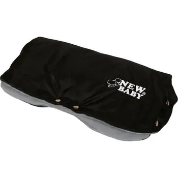 Rukávník Rukávník na kočárek Classic Fleece black/light grey