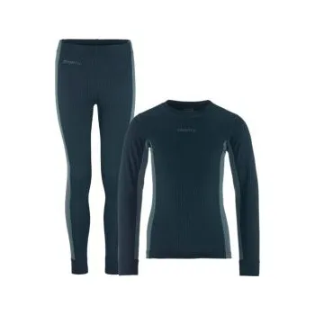 Dětské termo spodky CRAFT CORE Dry Baselayer Junior modrá 1909713-396387 98; Modrá set + DÁREK DLE VÝBĚRU!