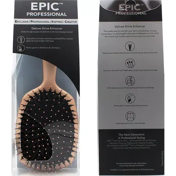 kartáč na vlasy Wet Brush EPIC Deluxe Shine Enhancer kartáč na vlasy Rose Gold