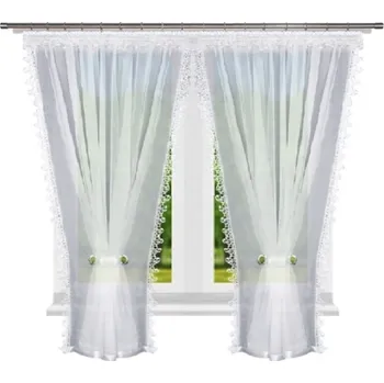 LiS Hotová voálová záclona Monika DS001, 400x180 cm