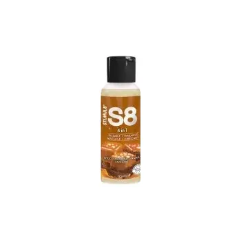 Lubrikační/masážní gel S8 4v1 Chocolate Salted Caramel Lava Cake (125ml)