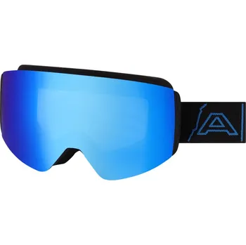 Dětské lyžařské brýle ALPINE PRO GROWO D velikost UNI electric blue lemonade
