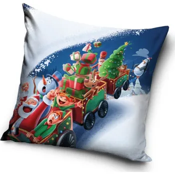 Bytový textil Dekorační polštářek Vánoční Jízda