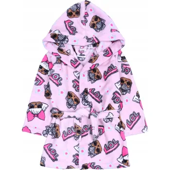 Dámský župan Růžový župan s kapucí L.O.L. SURPRISE 92-98