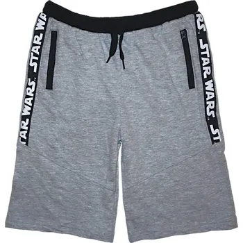 Pánské kraťasy EplusM krátké kraťasy ke kolenům bavlna šedé velikost 128