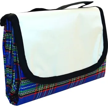 Pikniková deka Pronett XJ5437 Pikniková deka 150 x 200 cm károvaná modrá