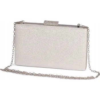 Kabelka Kabelka psaníčko eko kůže stříbrná