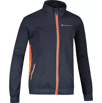 Dětská softshellová bunda ALPINE PRO TYCHO KJCY251 TMAVĚ MODRÁ/ČERNÁ 152-158