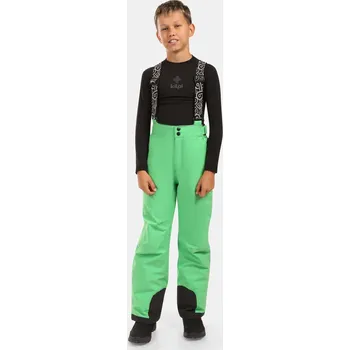 Chlapecké kalhoty Kilpi MIMAS-J Zelená lyžařské kalhoty