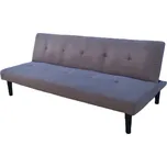 Rozkládací pohovka BestBerg BBSB-10G / prémiová plyš / šedá