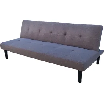 Pohovka Rozkládací pohovka BestBerg BBSB-10G / prémiová plyš / šedá