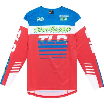 cyklistický dres TLD DRES S DLOUHÝM RUKÁVEM SPRINT FIFTY-50 FIERY RED (32335600) S (TLD DRES S DLOUHÝM RUKÁVEM SPRINT FIFTY-50 FIERY RED (32335600) S)