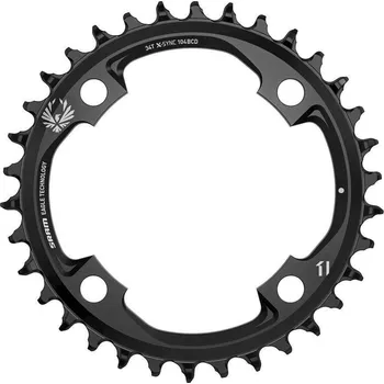Převodník na kolo 11.6218.033.010 - SRAM CRING X-SYNC EAGLE 34T 104 BLK Množ. Uni (11.6218.033.010 - SRAM CRING X-SYNC EAGLE 34T 104 BLK Množ. Uni)