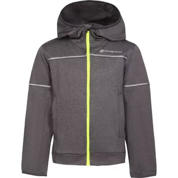 Chlapecká mikina Dětská mikina ALPINE PRO SWANO KSWX176 ČERNOŠEDÁ 92-98