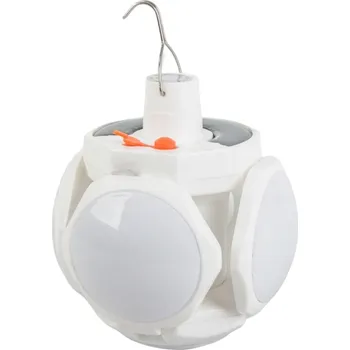 Stojací lampa Verk 12355 Kempingová solární lampa s háčkem