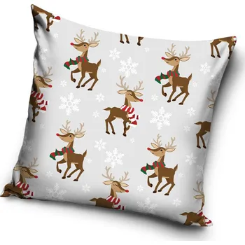 Polštář Vánoční povlak na polštářek Sobí Kolekce