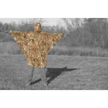 Pláštěnka GHOSTHOOD® Maskovací pončo Compact Poncho IRR, Barva: Concamo Brown
