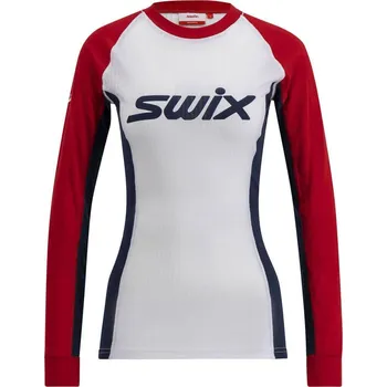 Dámská móda Swix RaceX Classic Long Sleeve W dark navy / bright white - M
