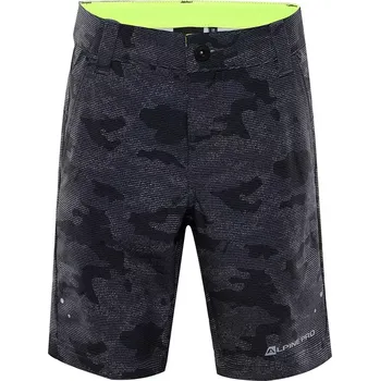 Chlapecké oblečení Dětské šortky ALPINE PRO TRENTO 2 KPAR186 ŠEDÁ/ŽLUTÁ 92-98