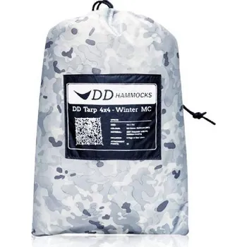 Krycí plachta DD Hammocks Bivakovací celta / plachta Tarp 4x4m - zimní kamufláž