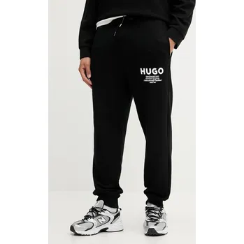 Bavlněné tepláky Hugo Blue Nevez 50510734 černá 99A, vel. M