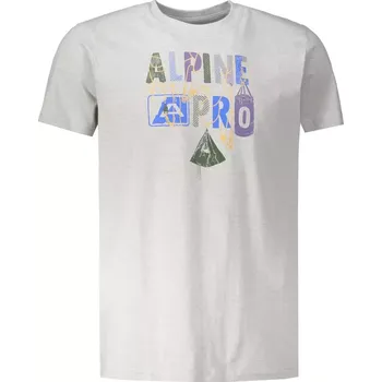 Pánské oblečení Pánské triko ALPINE PRO ABIC 7 MTSP404 ŠEDÁ XS