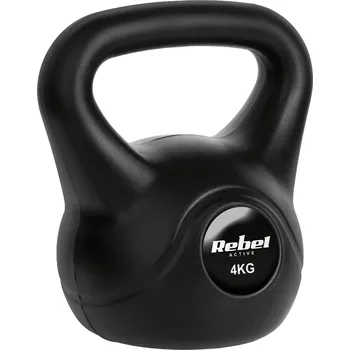 Rebel RBA-2312 Kettlebell Active 4 kg, černý