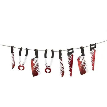 Verk 26125 Girlanda krvavé nástroje mučení Halloween 200 cm