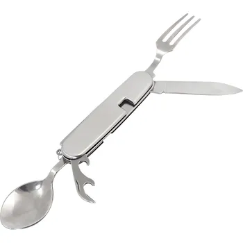 Kempingové nádobí APT AG534C Skládací příbor 4 v 1