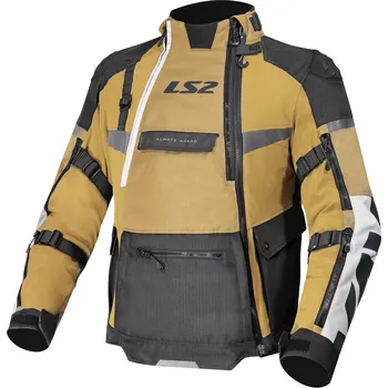 Moto bunda LS2 X-MASTER MAN JACKET SAND BLACK GREY XXL