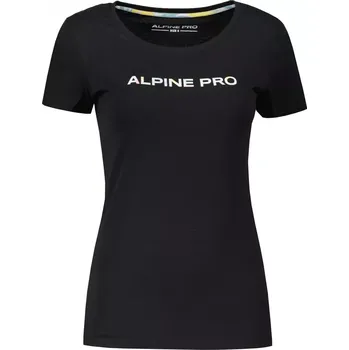 Dámské triko ALPINE PRO GABORA LTSA123 ČERNÁ XS
