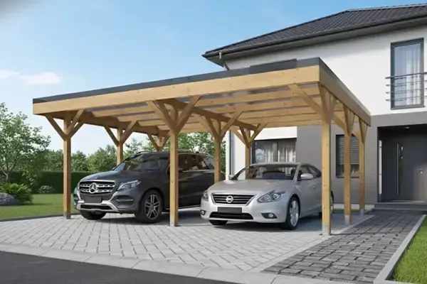 Přístřešek na 2 auta 512x598 Extra