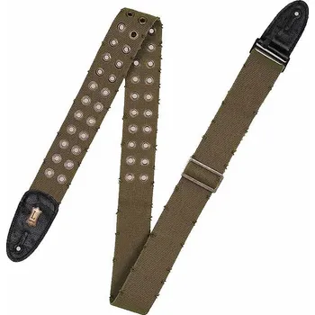 Kytarový popruh Levy's Worn & Torn Green Kytarový pás (Jako nové)